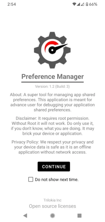 Preference Manager: Addon - скриншот 1