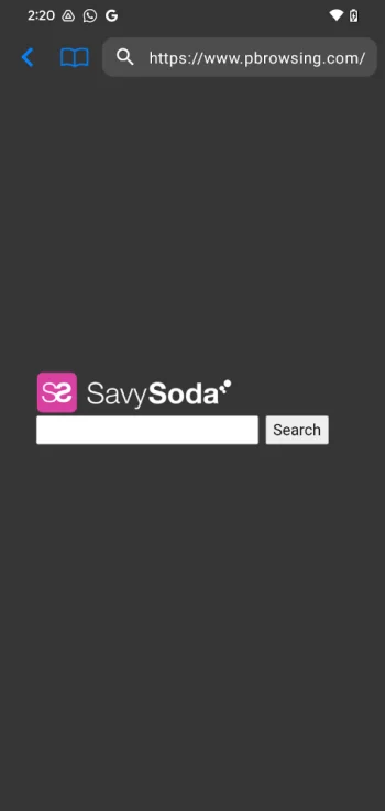 Private Browsing Web Browser - скриншот 1