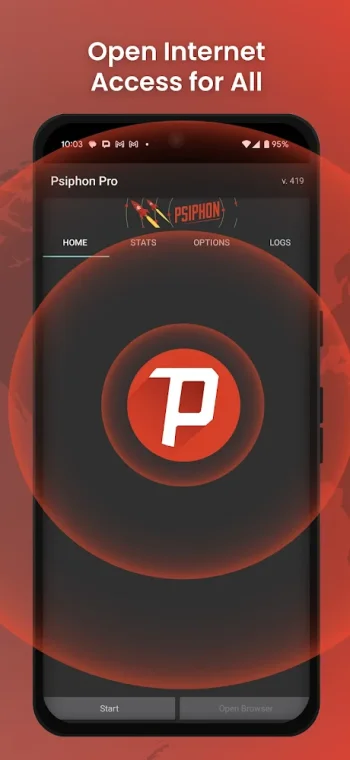 Psiphon VPN: Свобода онлайн - скриншот 1
