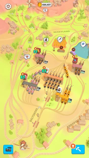 Rail Master Tycoon: Idle Поезд - скриншот 1