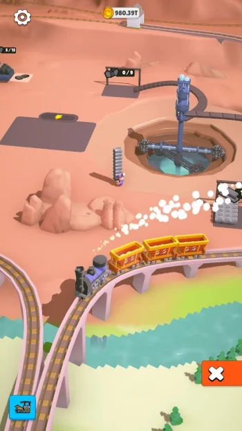 Rail Master Tycoon: Idle Поезд - скриншот 3