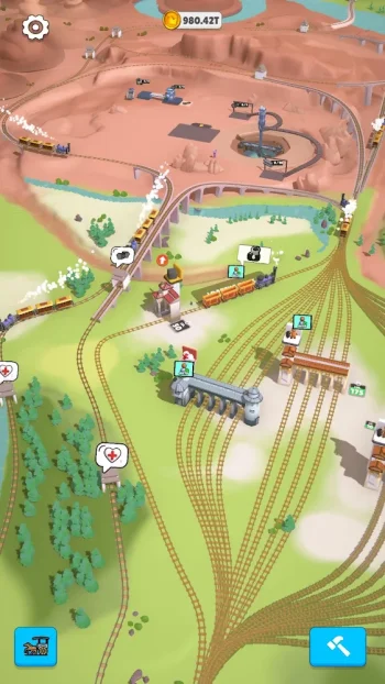 Rail Master Tycoon: Idle Поезд - скриншот 4