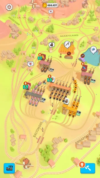 Rail Master Tycoon: Idle Поезд - скриншот 5