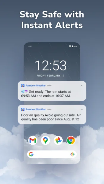 Rainbow Weather: Storm Radar - скриншот 4