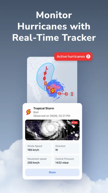 Rainbow Weather: Storm Radar - скриншот 5