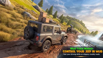 Real Jeep Driving Offroad Game - скриншот 5