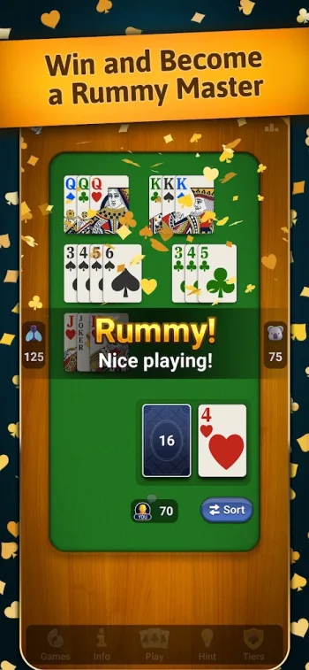 Rummy - Classic Card Game - скриншот 1
