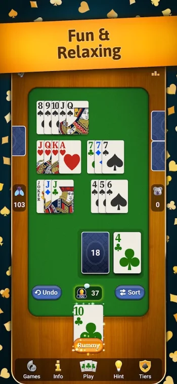 Rummy - Classic Card Game - скриншот 2