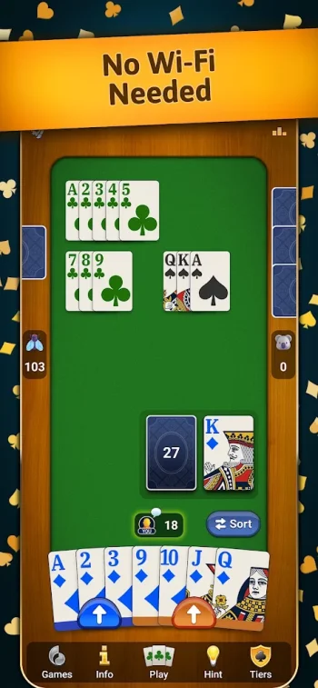 Rummy - Classic Card Game - скриншот 4