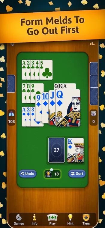 Rummy - Classic Card Game - скриншот 5