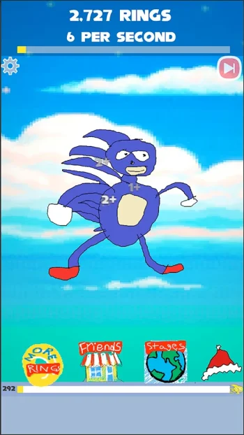 Sanic Clicker Manaa Aventure - скриншот 1