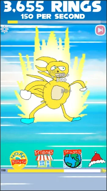 Sanic Clicker Manaa Aventure - скриншот 3