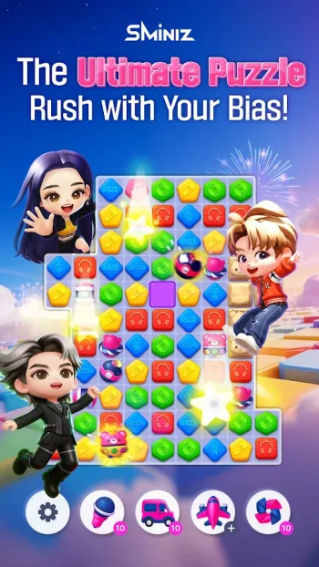 SMiniz: K-POP Puzzle Game - скриншот 3
