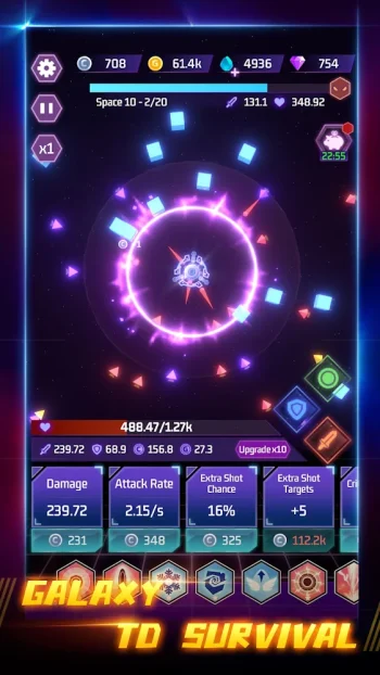 Space Tower - Galaxy Tower TD - скриншот 2