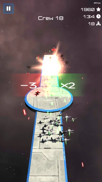 Space Turret Runner - скриншот 1