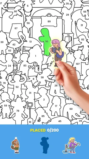 Sticker Book: Color By Number - скриншот 1