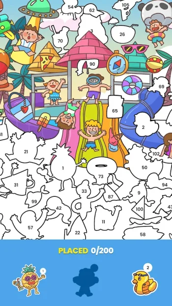 Sticker Book: Color By Number - скриншот 3