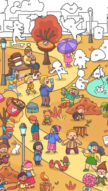 Sticker Book: Color By Number - скриншот 5