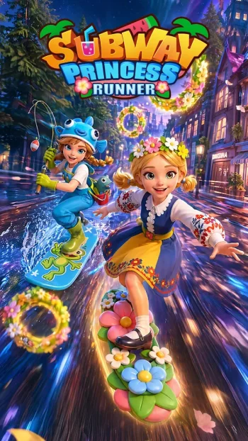 Subway Princess Runner - скриншот 1