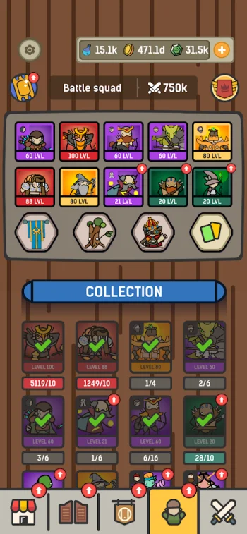 Summoners Legend: АФК idle РПГ - скриншот 2