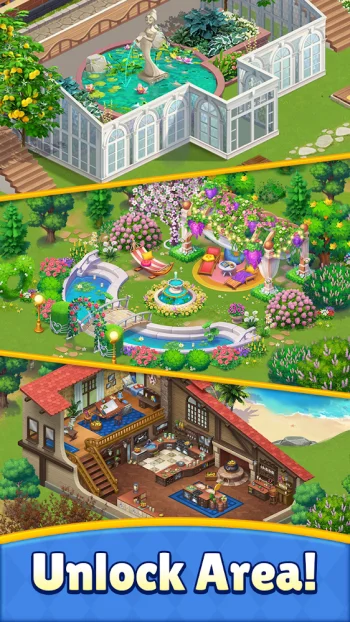 SunnyMatch: Renovate & Collect - скриншот 5