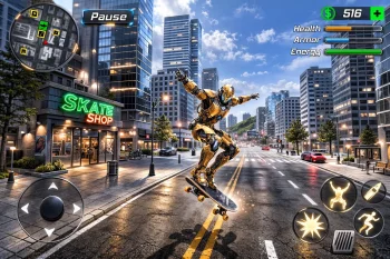Super Crime Iron Hero Robot - скриншот 1