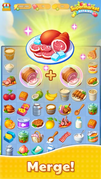 Supermarket Affairs - Merge - скриншот 3