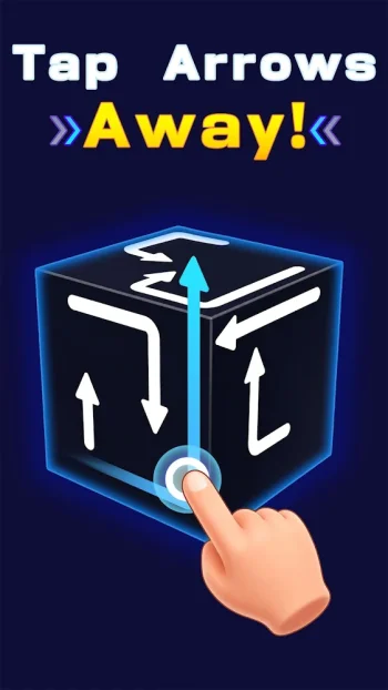 Tap Arrow 3D: Cube Away - скриншот 1