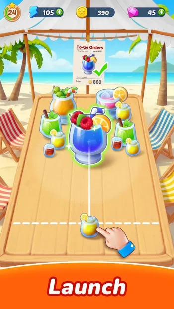 Tasty Travels: Merge Game - скриншот 1