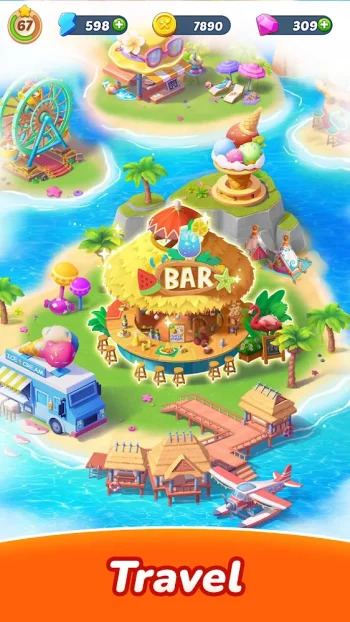 Tasty Travels: Merge Game - скриншот 5