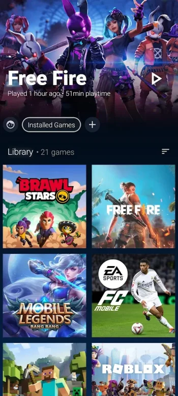 The Arcade · Game Hub Launcher - скриншот 1