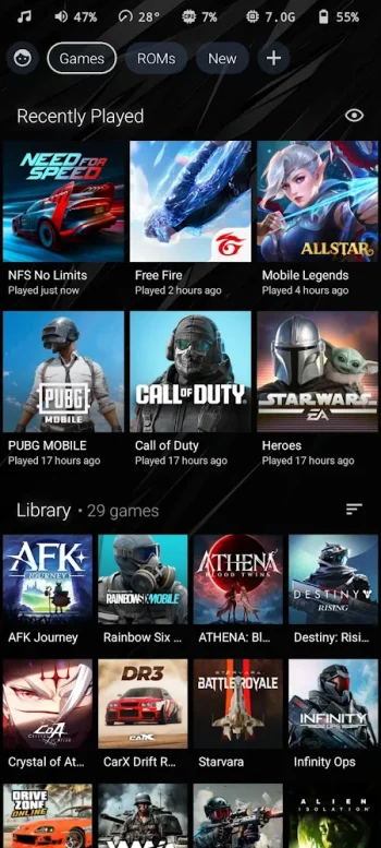 The Arcade · Game Hub Launcher - скриншот 2