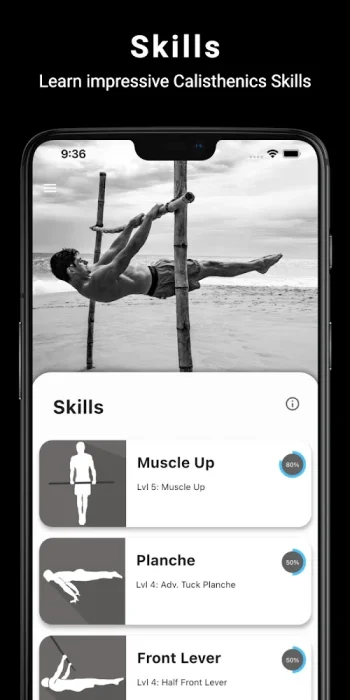 Thenics: Calisthenics Coach - скриншот 1