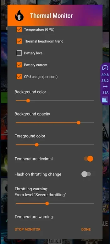 Thermal Monitor - Phone Temp - скриншот 4
