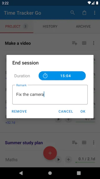 Time Tracker Go - скриншот 5