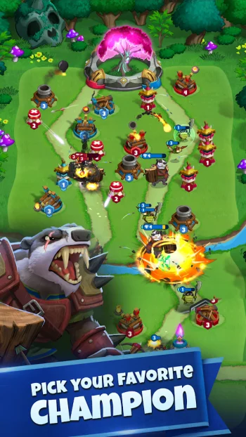 Tower Rush - Tower Defense TD - скриншот 3