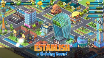 Town Building Game Tropic City - скриншот 2