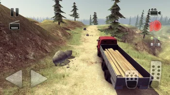 Truck Driver crazy road - скриншот 1