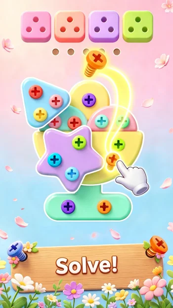 Unscrew Family:Bolt Puzzle - скриншот 4