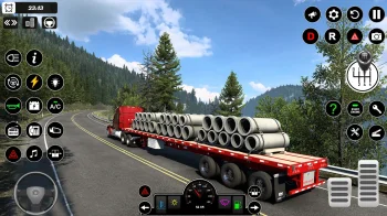 US Truck Driving Cargo Games - скриншот 1