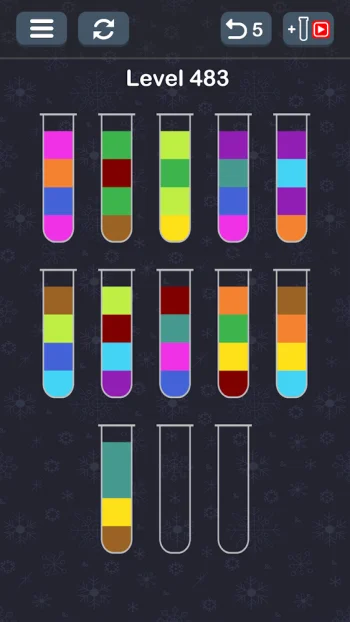 Water Sort Puzzle - скриншот 3