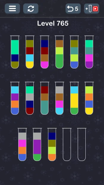 Water Sort Puzzle - скриншот 4