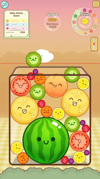 Watermelon Merge Game - скриншот 1