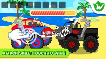 Wolfoo Monster Truck Police - скриншот 3