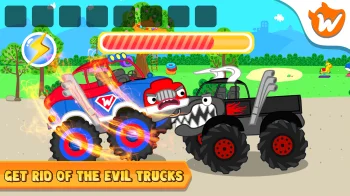Wolfoo Monster Truck Police - скриншот 4