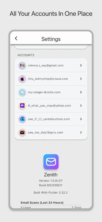 Zenith - Unified Email Inbox - скриншот 1