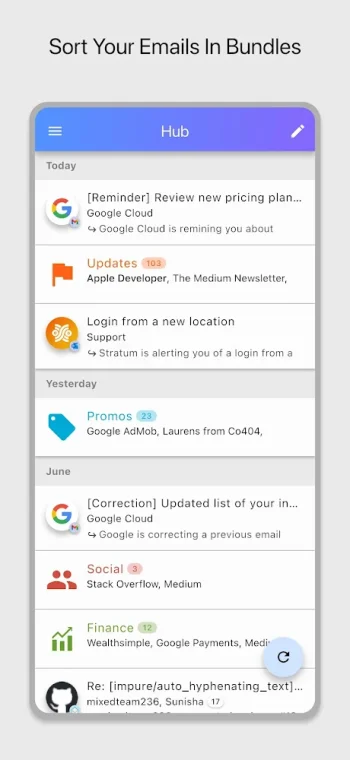 Zenith - Unified Email Inbox - скриншот 2