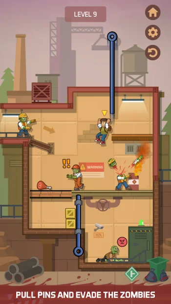 Zombie Escape: Pull the Pins! - скриншот 1