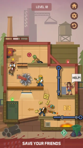 Zombie Escape: Pull the Pins! - скриншот 2