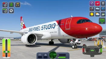 Aeroplane Flying 3D Simulator - скриншот 1